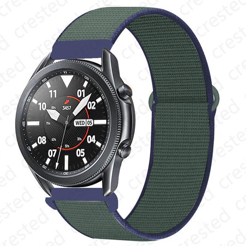 Ремешок 20/22 мм для Galaxy Watch 3/46/42 мм / активный 2 ремешка Samsung Gear S3 Frontier Sport нейлоновый браслет Huawei watch GT 2 41 45 мм