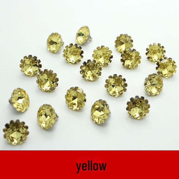 Sanai Crystal & Colored Diamond Buttons for Ladies' Clothing & Men's Shirts