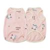 Cotton Pet Vest Small Dogs Lightweight Cartoon Print Dog Shirt Yellow Pink Green S To 7XL