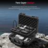 For DJI Osmo Pocket 4 STARTRC Waterproof  PP Dual-layer Suitcase All-purpose Set Storage Box (Black)