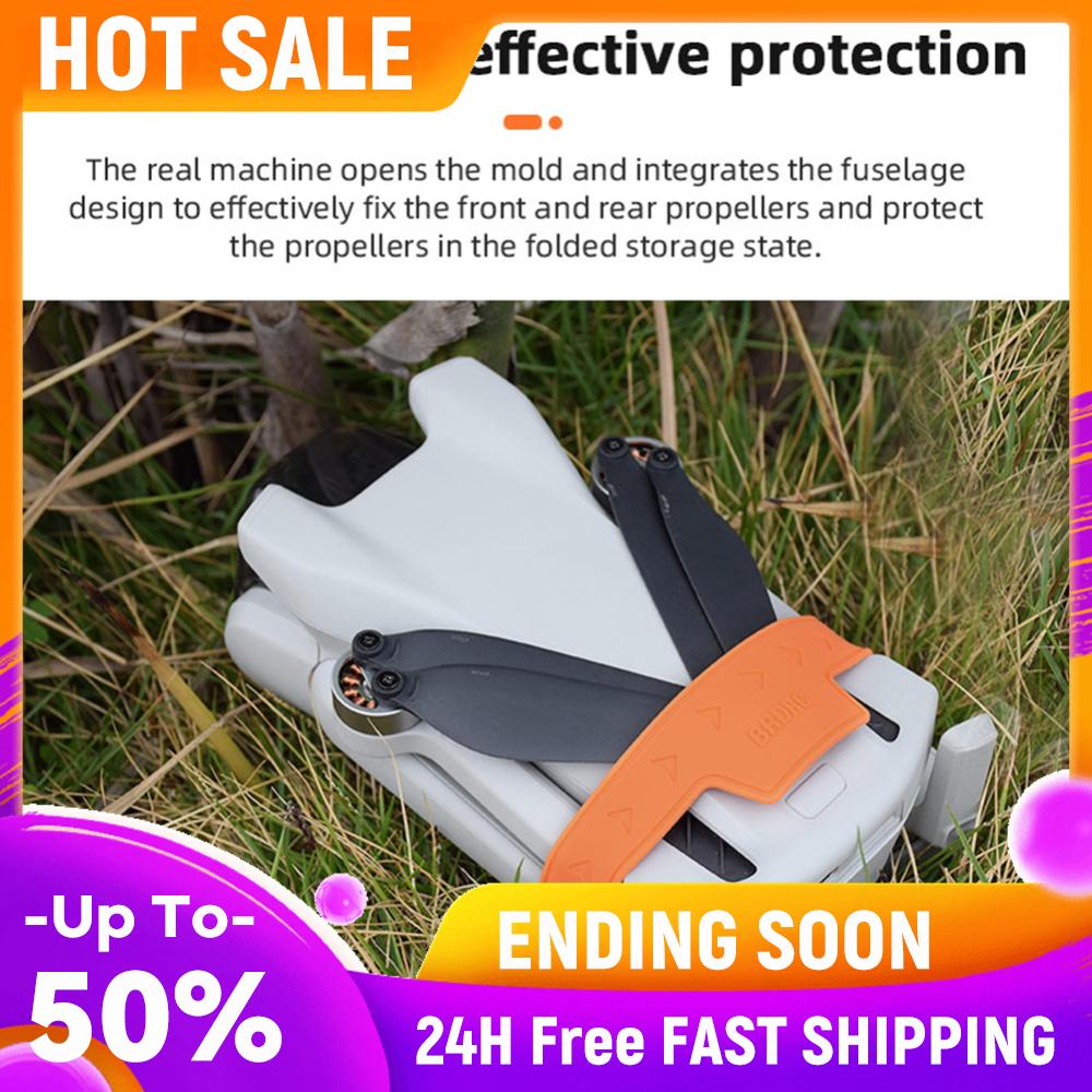 Protective Prop Blades Strap Portable Protective Base Cover Blade Fixed Guard Drone Accessories for Mini 3/Mini 3 Pro