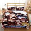 Japanese Anime Polyester Bedding Sets Boys Covers Boys Duvet Cover Set For Teens Bedding Set Cover&2pcs Pillowcase