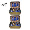 Meaningful Gifts for Family 3D Printed Miniature Christmas Nativity Scene Set in Tin Box Holy Religious Ornaments Figurines Holiday Tabletop