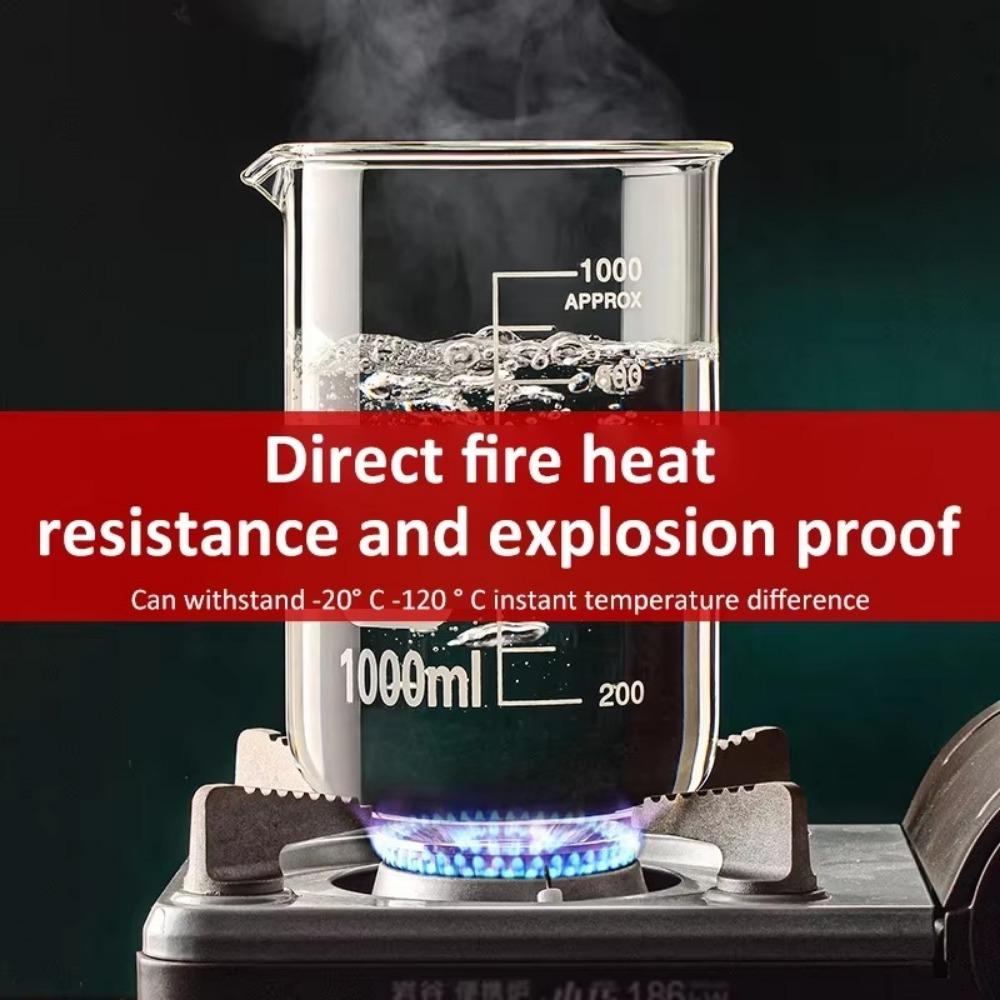 Стеклянный мерный стакан 50/100/150/250/500/1000 мл лабораторный стакан новый масштаб чашка кухонные принадлежности для выпечки