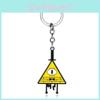 Gravity Falls Bill Geometric Alloy Necklace With Snake Chain For Fans And Collectors