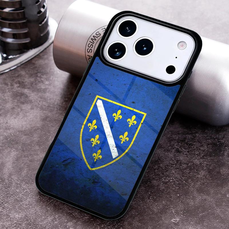 Bosna i Hercegovina Heart soft Phone Case For iPhone 17 16 15 14 13 12 11 Pro Max Plus 17Air Soft Silicone Cover