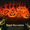 Piece 1 Halloween String Lights 1.5m59inch Ghost Face Pumpkin Solar String Lights Can Be Hung on The Yard Party Lawn