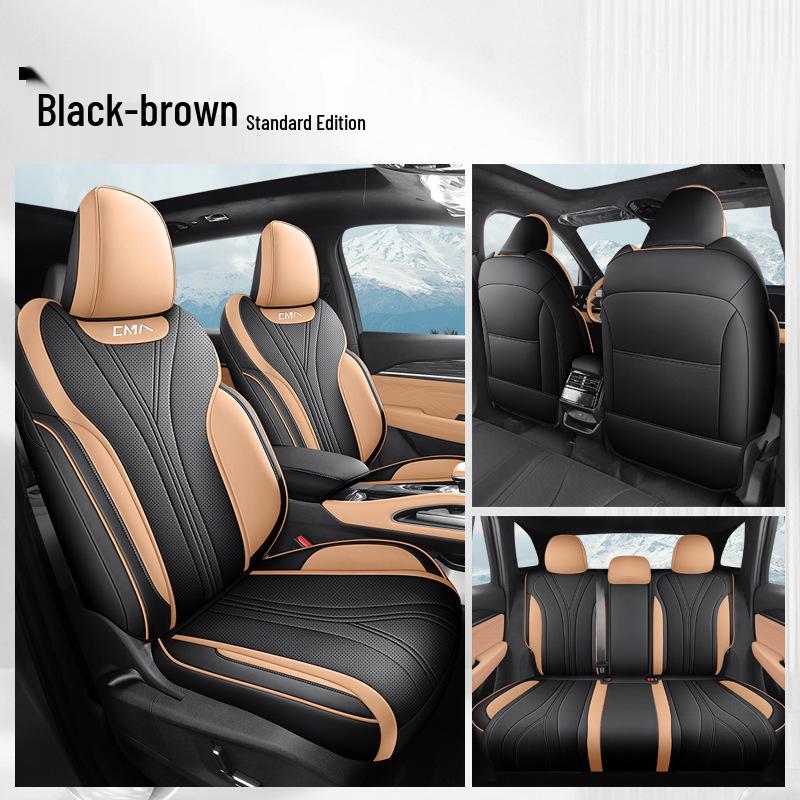 Всесезонная полностью кожаная подушка для сиденья автомобиля для Xingyue L, пятиместная модель