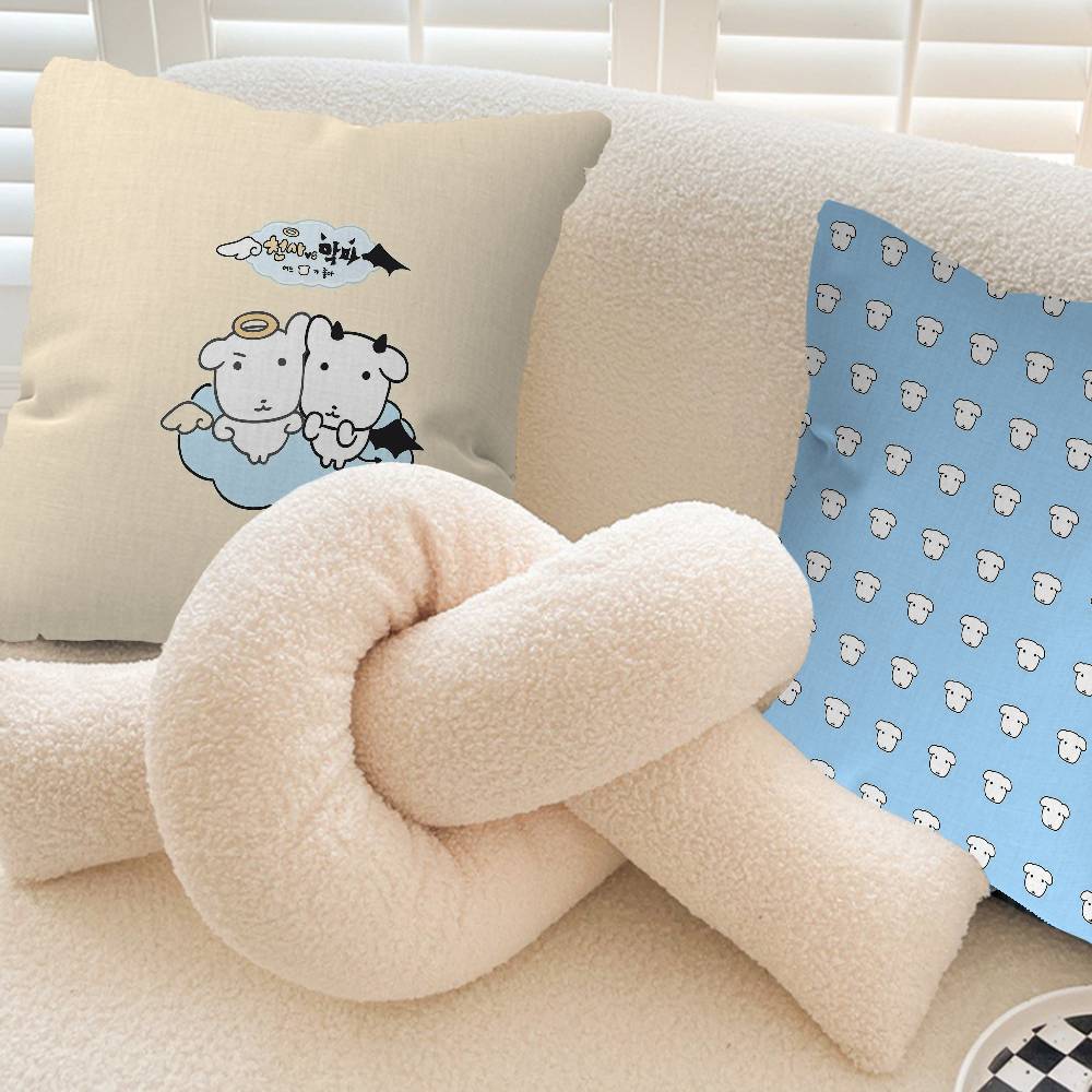 Cute Ganadi Pillow Anime Pillow Sofa Bed Head Pillow Cover Cushion Cover 45X45 Cm Fashion