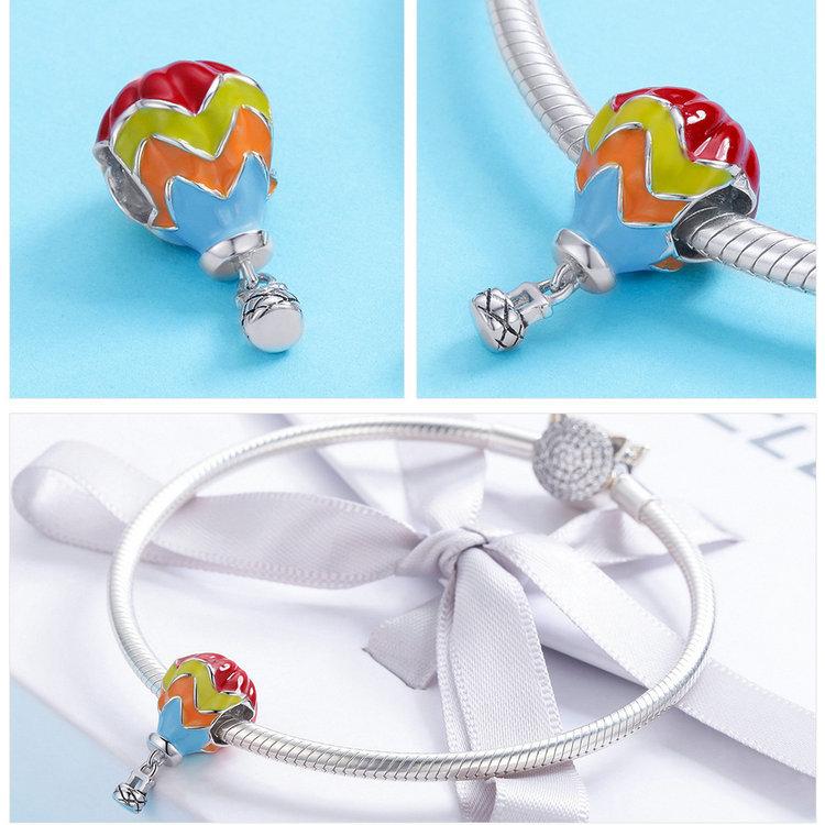 Travel Series Collection 925 Silver Loose Beads Car Airplane Luggage Diy Beaded Bracelet Accessories