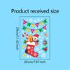 Christmas Stars Snowman Gift Box Santa Claus Glass Doors and Windows Decoration Beautification Wall Sticker