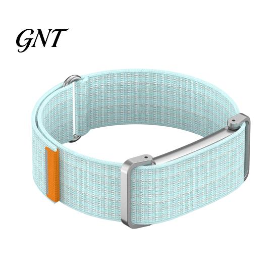 Flexible Nylon Weave Strap for Fitness Band Fitbit Air, Breathable Woven Sport Strap, Adjustable Replacement Comfortable Sleep Daily Use Wristband Men