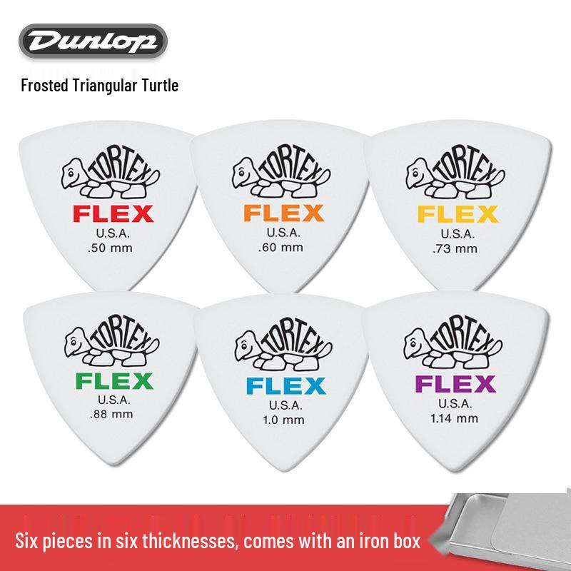 Dunlop Electric Guitar Picks - Matte Anti-slip for Speed Picking & Turtle Strumming.