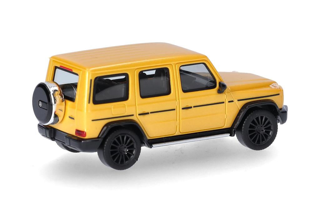 Herpa Yellow Metallic Herpa HO Scale Diecast Car 1/87 Mercedes-Benz G-Class G-Class