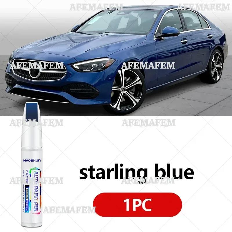 Для Mercedes Benz C-Class 1993-2025 W204 W205 W206 Ремонтная ручка для краски Подкрашивание Удаление царапин DIY Автоаксессуары Черный Белый Краска для подкрашивания2