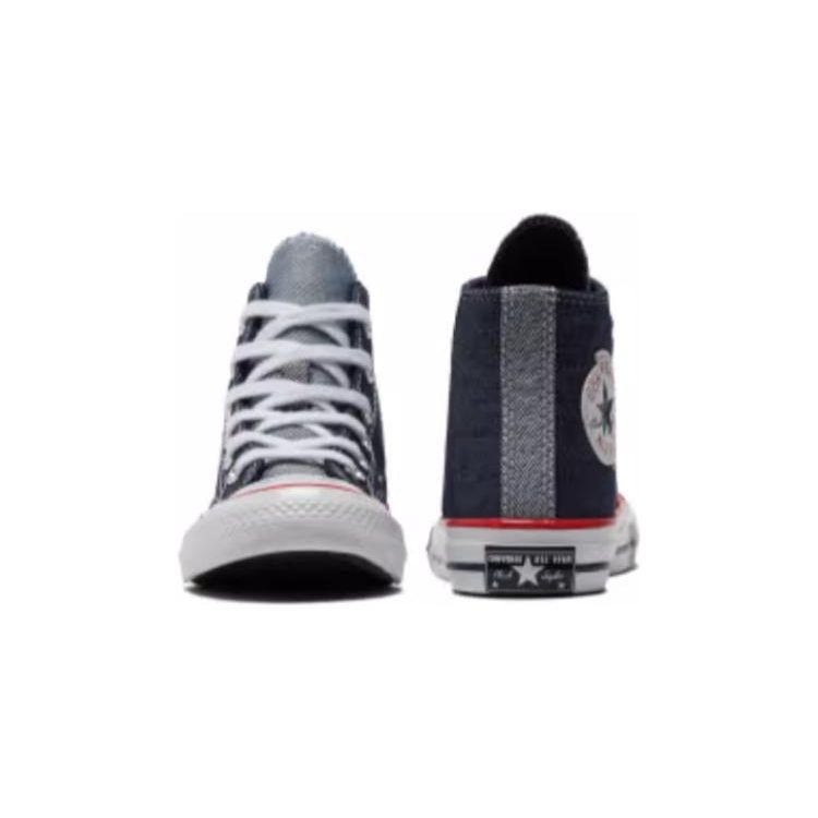 Converse Детские парусиновые кеды Chuck 70 High Top Детские кроссовки Черный Белый Красный A04994C