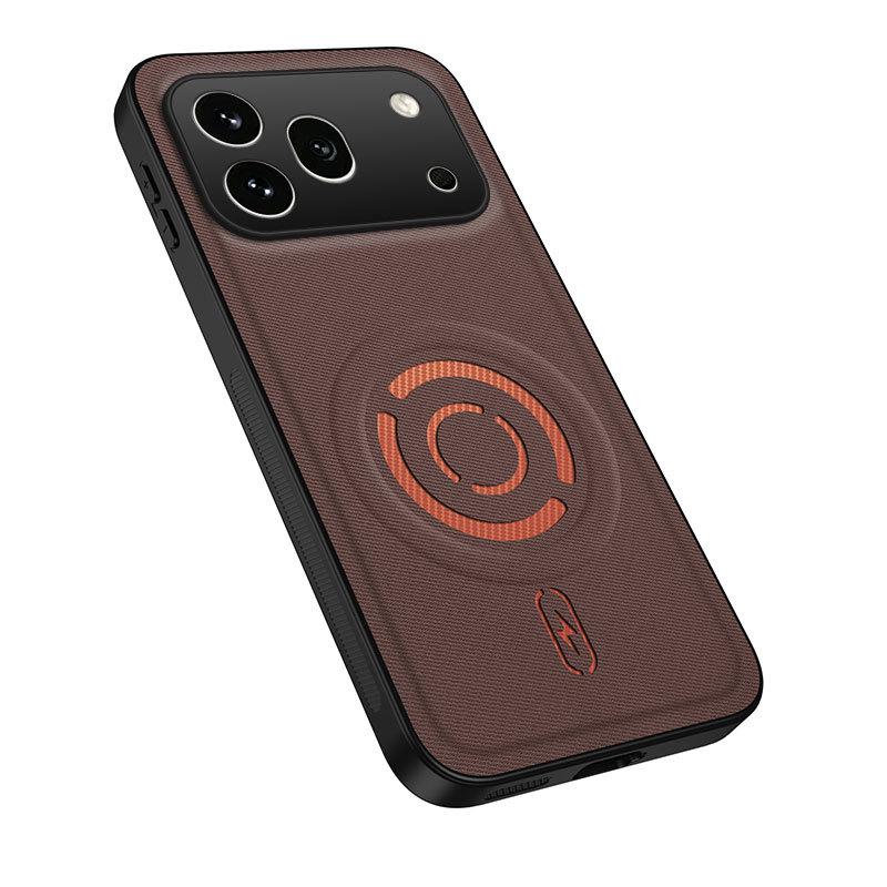 Магнитный чехол из ткани и кожи для Huawei Honor 600 Pro 600Pro Global, противоударный, нескользящий, защита камеры, для Magsafe, задняя крышка