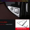 2Pcs For BMW 5 Series F10 F11 Auto Car Interior Console Armrest Box Cover Trims