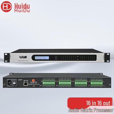HuiDu DP1616 Профессиональный цифровой матричный процессор аудио (Китайская версия)