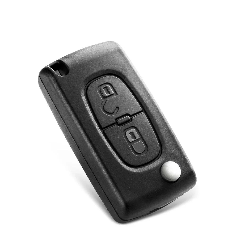 Ce0523 Ce0536 Для Peugeot 206 408 1/2/3/4/5/6/807 Partner Для Citroen C1/2/3/4/5/6/7/8 Xsara Picasso Чехол для автомобильного ключа
