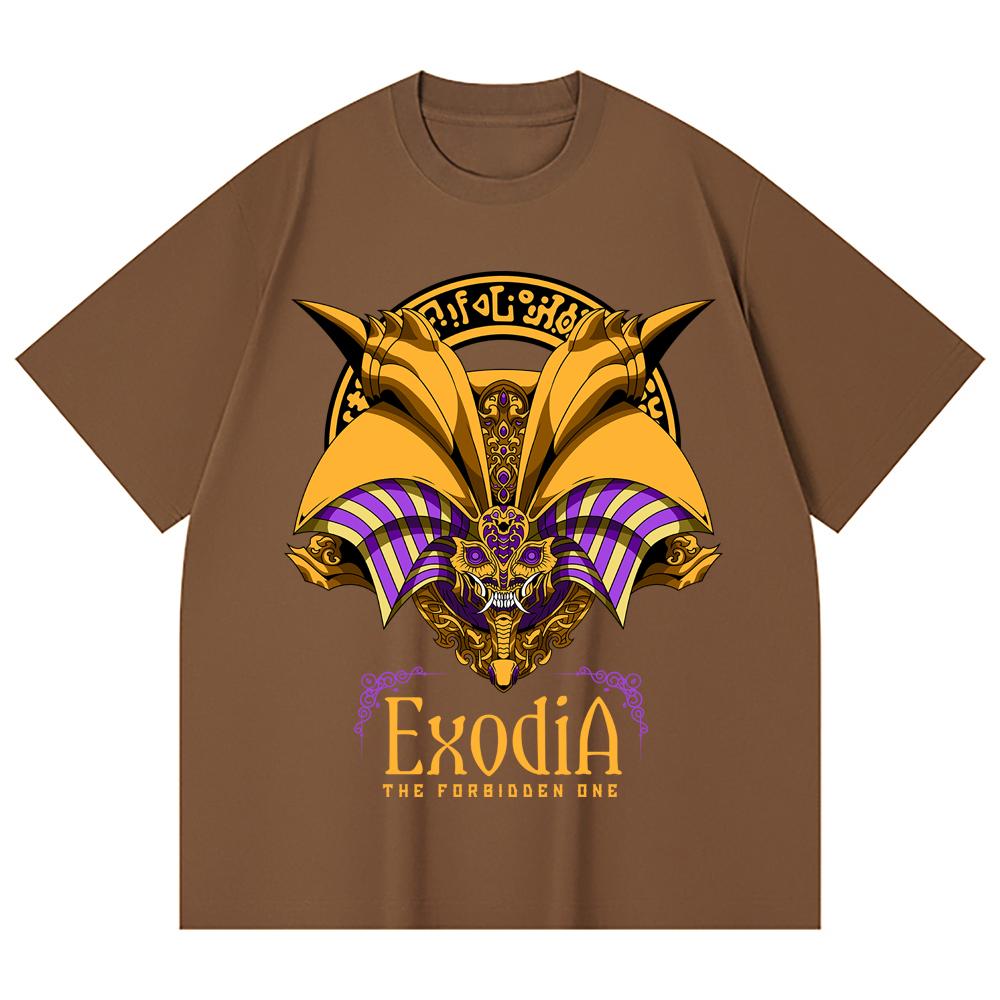 230 Gsm 100% Cotton Yu-Gi-Oh V2 Exodia Print Unisex Heavy Cotton T Shirt