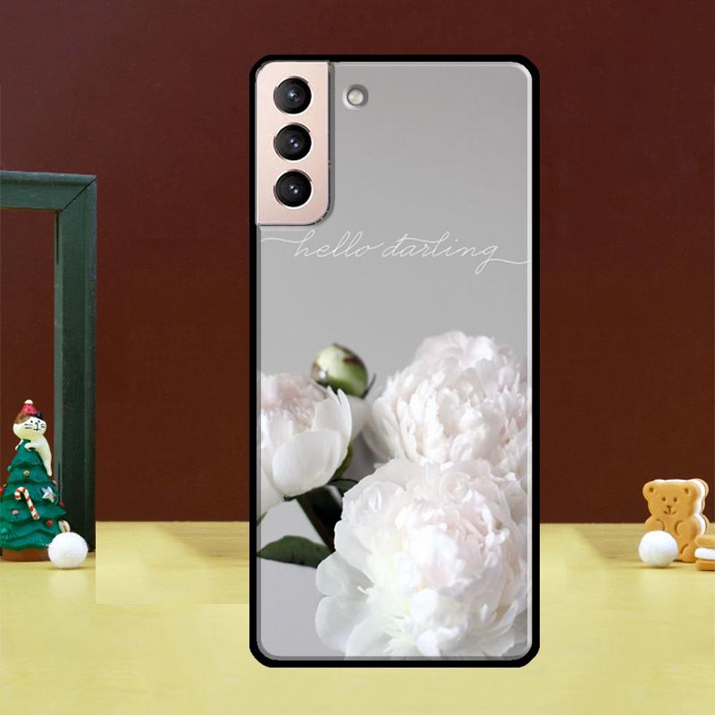 Пионы Красивый Цветок Чехлы Для Samsung Galaxy S23 S20 FE S21 FE S22 Ultra Note 20 S10e S8 S9 S10 Note 10 Plus Чехол