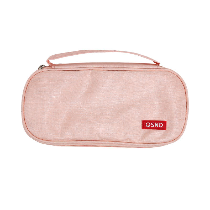 Ручной двухслойный пенал из ткани Оксфорд однотонный студенческий пенал с отделением с зажимом для ручки сумка для хранения школьных канцелярских товаров