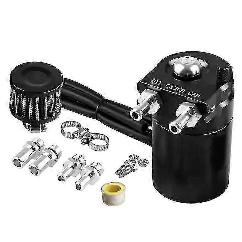300ml Baffled Aluminum Oil Catch Can Reservoir for Tank / Oil for Tank with Filt,zxl