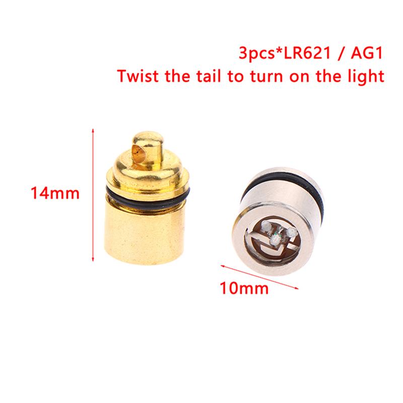 2Pcs Mini Led Light Key Chain Luminated Keyring Pendant Colorful Mini Electronic Light Keyring Flashlight Lamp Keychain