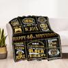 Happy 40th Birthday Personalized Text Blanket Lightweight Personalized Blanket Durable Comfort Versatile for Office Chair Sofa Picnics Living Room
