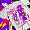 2026 Ranma 1_2 Футболка Шампунь, Вакако Такахаси Девочка Кавайная Забавная Аниме Футболка, Мужская и Женская Летняя Хлопковая Свободная Майка