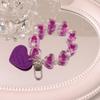 Брелок для мобильного телефона из бусин «Любовь», Защитный от падения браслет против потери телефона, Цепочка для телефона из бусин, Подвеска для телефона