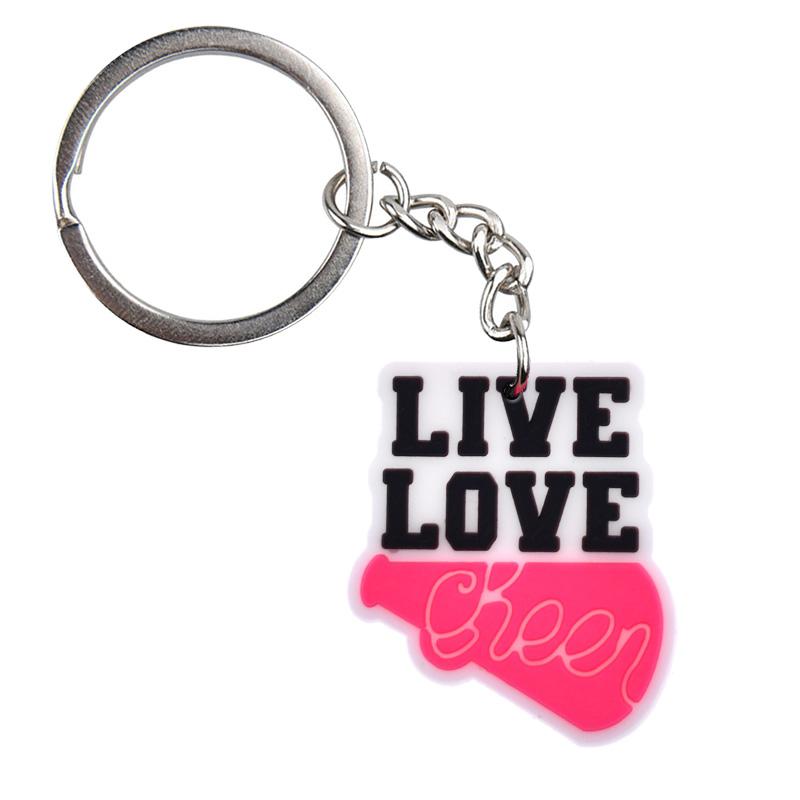 1 шт. новый модный брелок для ключей чирлидеры аплодируют трубе подвески женщины мужчины ювелирные изделия автомобильный брелок сувенир для подарка