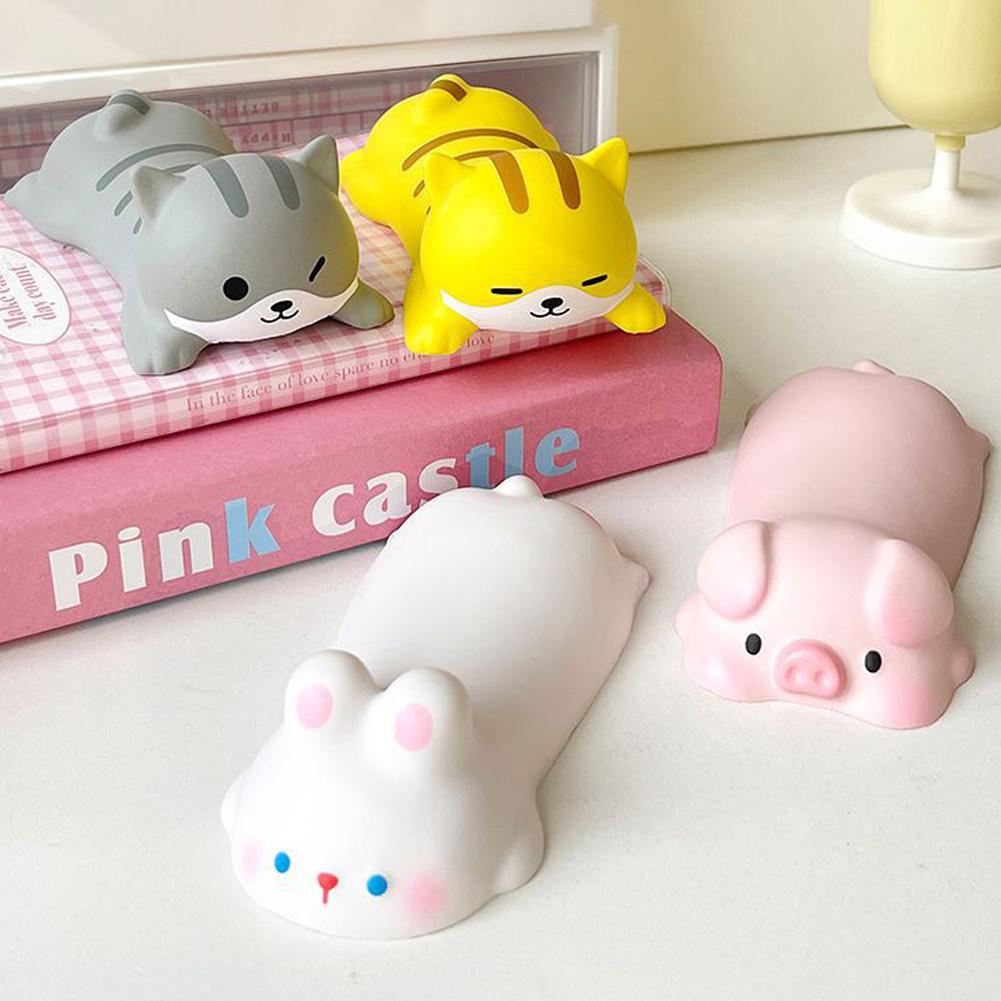 Новая симпатичная подставка для запястья для коврика для мыши, компьютерная подставка для ноутбука, подставка для стола, эргономичная, кавайная, медленно поднимающаяся, мягкая