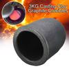 3KG Casting Clay Graphite Crucible Refining Melting Aluminium Brass Copper