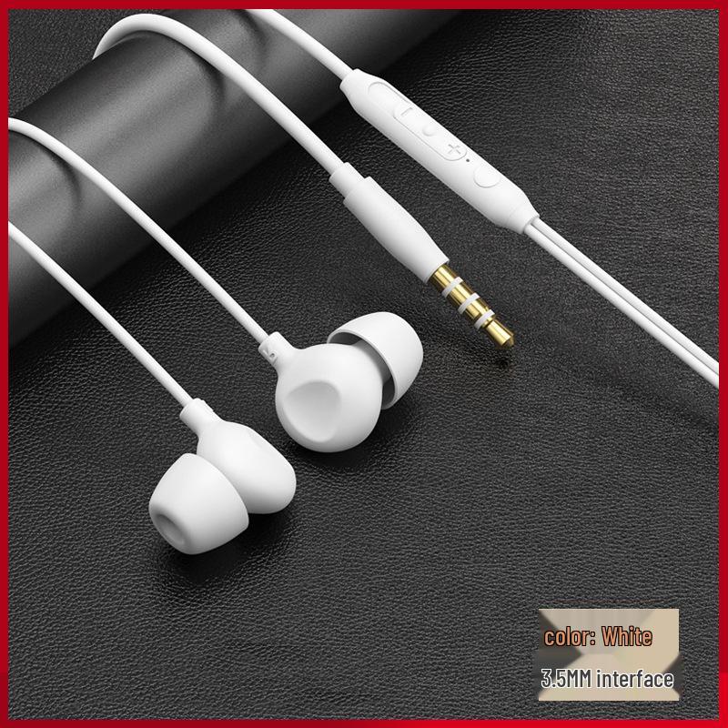 Наушники-вкладыши с шумоподавлением Type-C для сна с микрофоном, 3,5 мм, силиконовый звукоизолирующий дизайн для спящих на боку