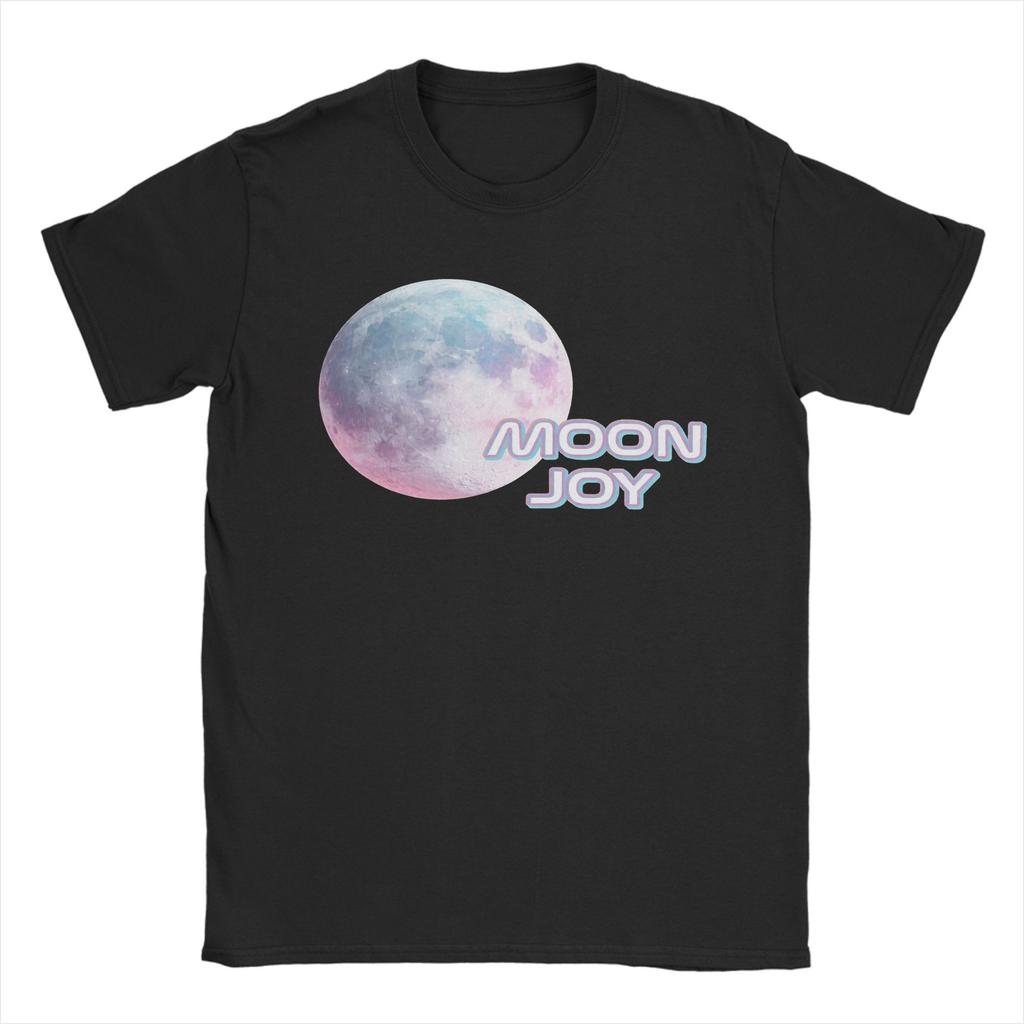 Unisex Copy Moon Joy Artemis II Space T Shirt Pure Cotton Tops Novelty Short Sleeve Round Neck Tees New Arrival TShirt