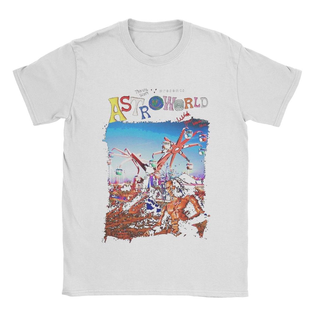 Мужская Женская Футболка с Графическим Принтом Альбома Рэпера Трэвиса Скотта, Наряд для Отдыха, 100% Хлопок, Футболки, Одежда, Уникальная