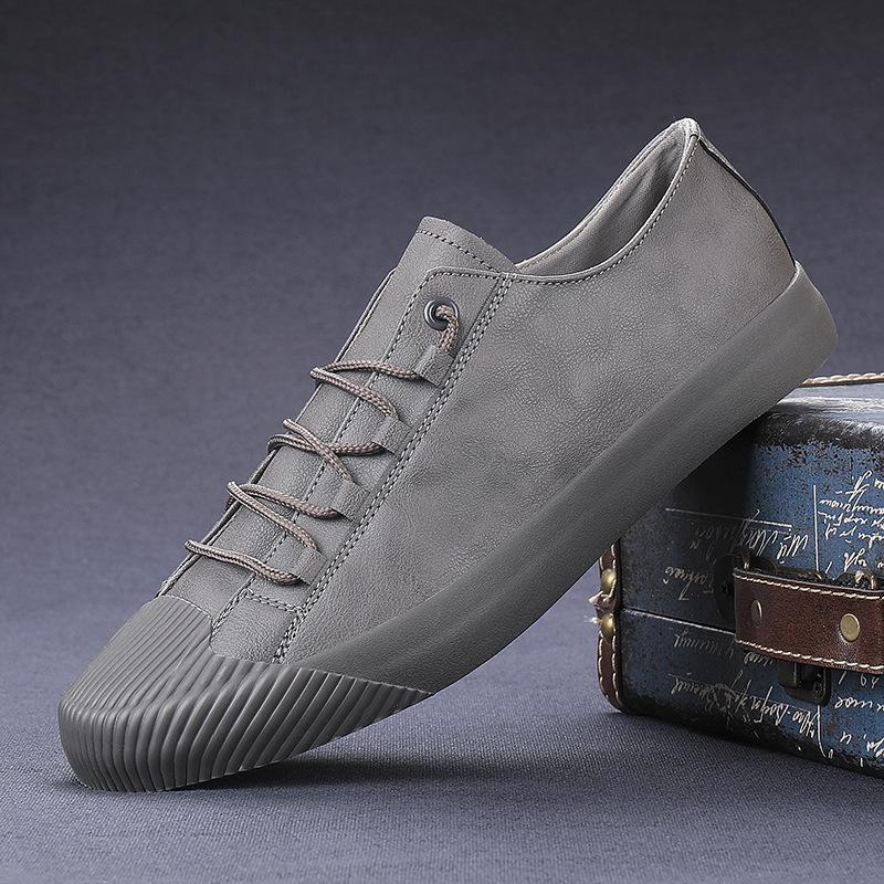 Весна Осень Новые мужские туфли из искусственной кожи Противоскользящие и прочные туфли, модные удобные легкие туфли для мужчин Кроссовки