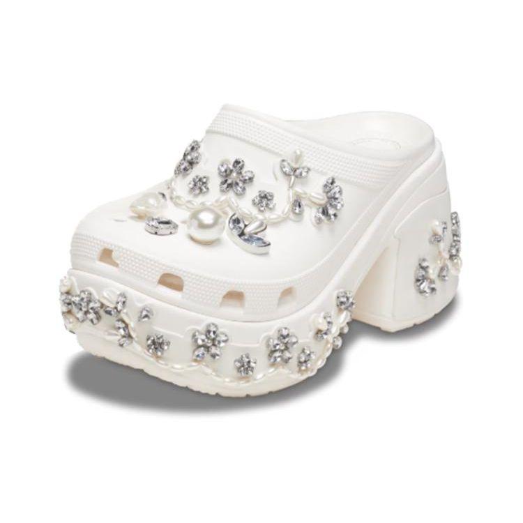Simone Rocha x Crocs Siren Clog Белые Унисекс Кроссовки 210142-0WV