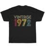 Retro Vintage 1972 52th Birthday 52 Year Old T-Shirt Unisex Funny Tee Gift NEW