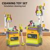 Children's Role-Playing Toy Cleaning Set with Vacuum Cleaner and Trolley