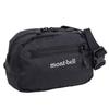 Montbell Nylon Pocketable Light Pouch Shoulder Bag for Men and Women, Size S (1123985) (Black)