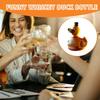 Duck Decanter Statue Wine Bottle Duck Statue Decanter Decoration for Men Women Whiskey Lovers Family Cabinet Display Storage