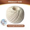 85m Food Safe Cotton Cooking Twine, Soft 2mm Baking String for Roasting Meat & Sausage, Versatile Kitchen Wrapping Cord