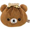 Rilakkuma Plush Drawstring Bag Koguma CA44604 X X D3cm San-X Chai-Roi H16.5 W24.5