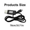 Универсальный зарядный кабель 3,5/5,5/USB 5-контактный для литиевых батарей 3,7 В с управлением зарядом и автоматическим отключением
