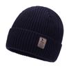 Wool Hat Winter Men's Outdoor Warm Hat Square Standard Fleece Cold Hat Cold Hat Autumn and Winter Knitted Hat Women
