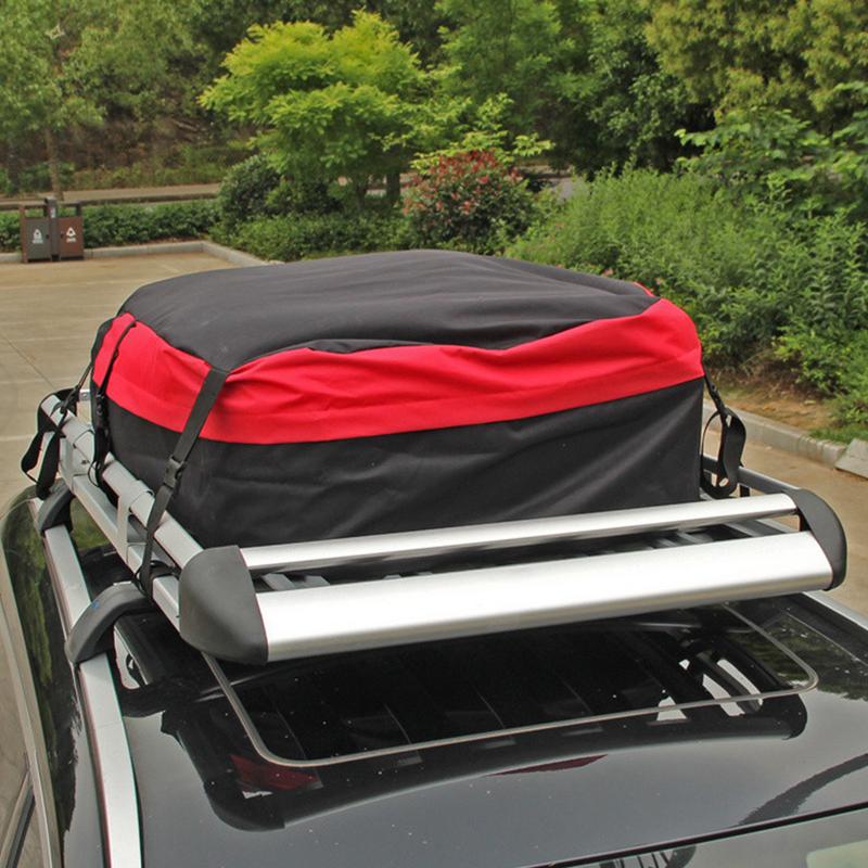 Car Top Carrier Waterproof Roof Rack Storage Bag Foldable Car Topper Luggage Carrier Travel Accessories For Most Automotive