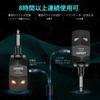 Беспроводная гитарная система, электрогитара, черная, USB, заряжается напрямую от гитары, усилитель для электрогитары, 8 часов непрерывного использования, 4 канала